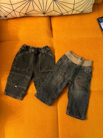 Lot de 2 jeans 6 mois