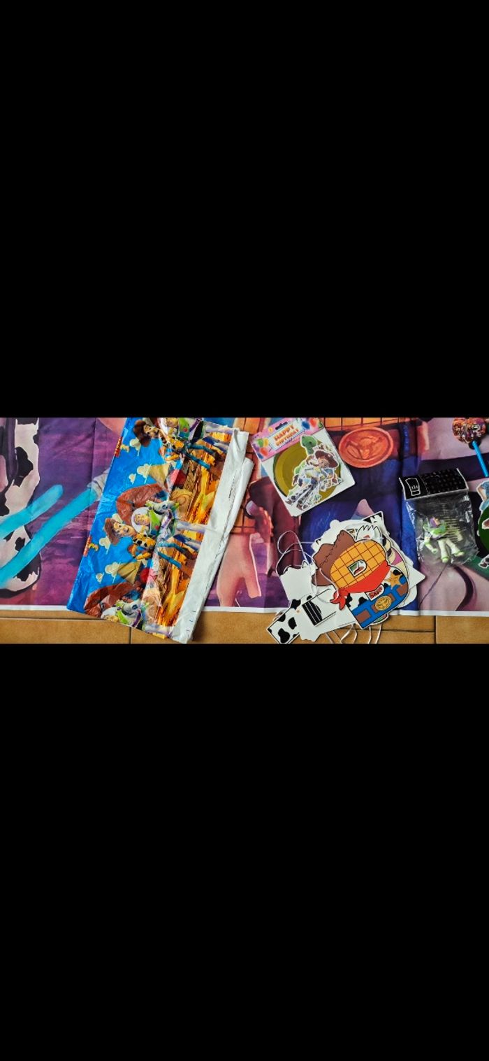 Lot decoration anniversaire Toy story - photo numéro 2