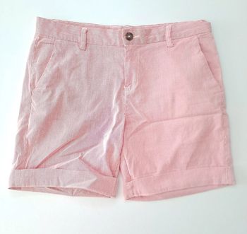 Short rayé rouge et blanc L