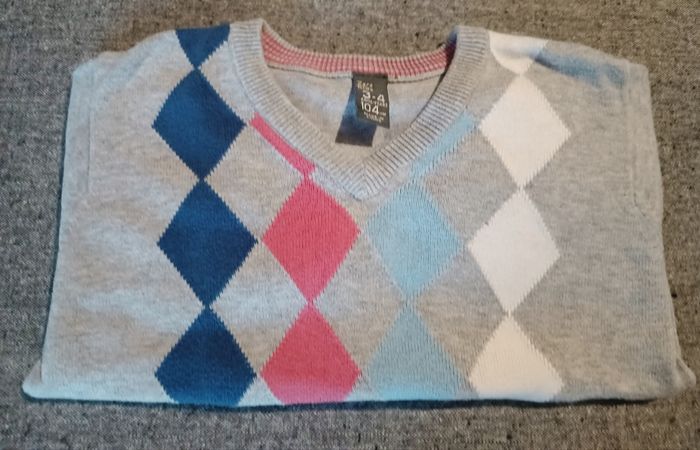 Pull col V, Zara, mixte, 3/4 ans - photo numéro 5