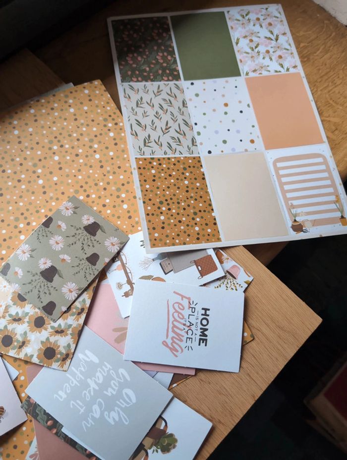 Lot feuilles et découpes assorties - photo numéro 2