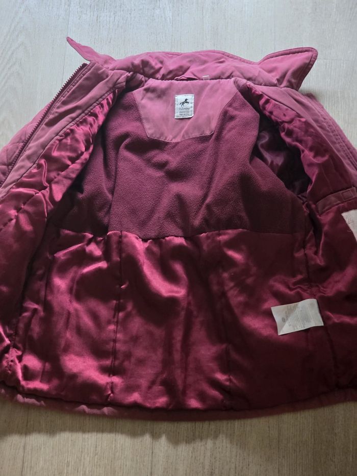 Veste matelassée bordeaux fille Palomino, taille 116 - photo numéro 6