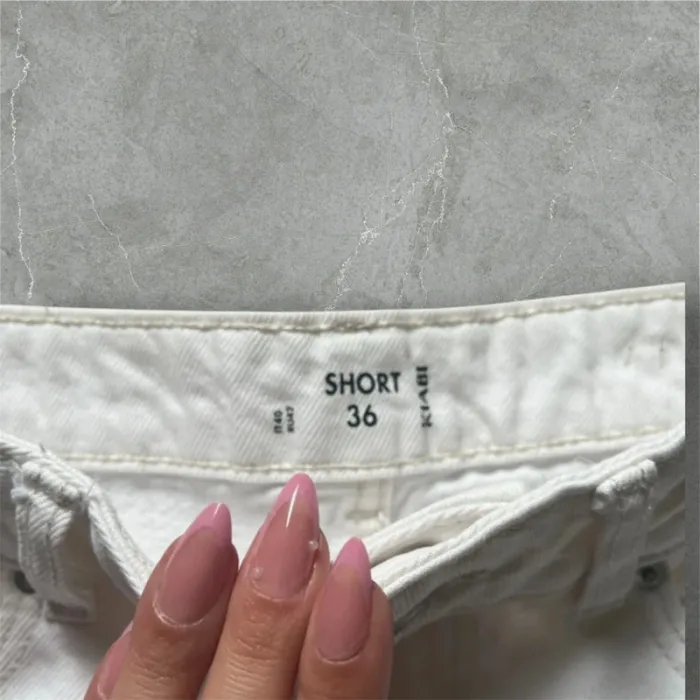 short jean blanc kiabi - photo numéro 3