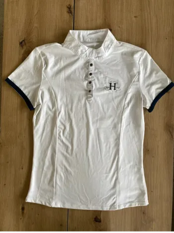 Polo Blanc Harcour – Taille L – Très Bon État