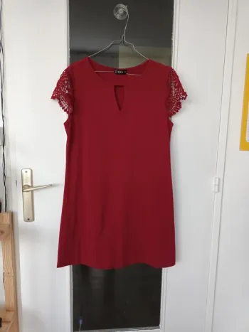 Robe shein bordeau