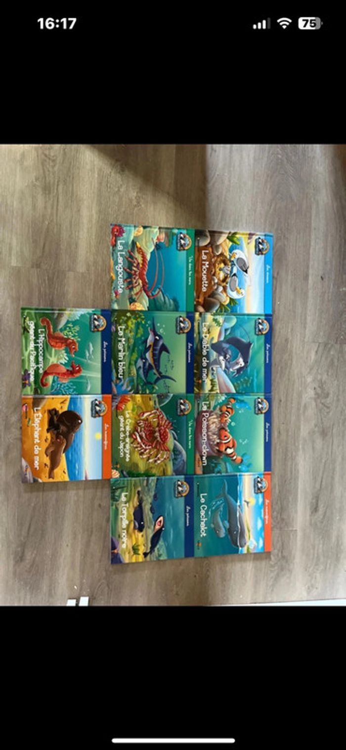 Livre pour enfants les animaux marins et polaires altaya à l unité - photo numéro 4