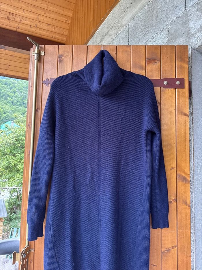 Robe veste pour hiver bleu marine - photo numéro 2