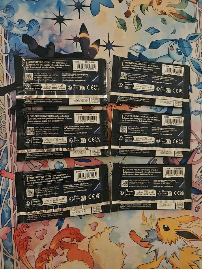 Lot de 6 boosters Disney Lorcana Premier Chapitre - photo numéro 2