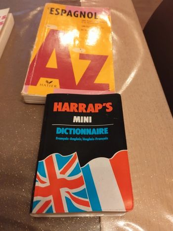 L espagnol de A à Z et harrap s mini français anglais