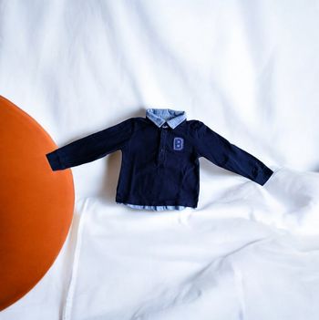 Polo manches longues 36 mois tape à l’œil – style chic et confortable