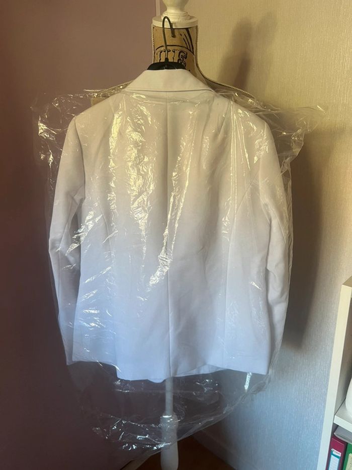 Blazer femme blanc neuf Fair Lady taille 38 - photo numéro 2