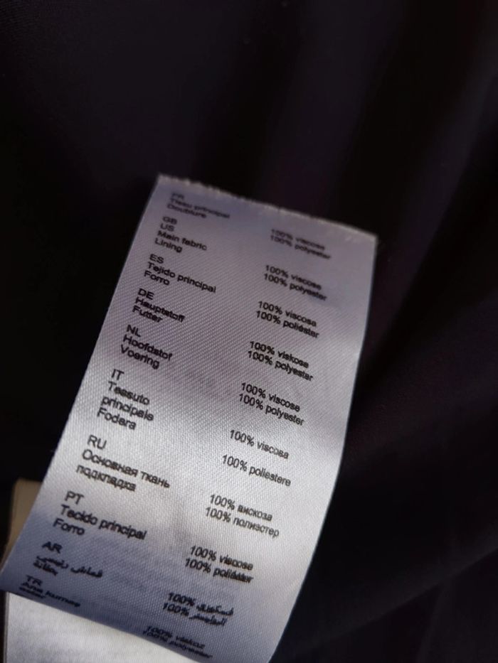 Claudie Pierlot | Robe Rizalde  bleu Et noir | t. 36 - photo numéro 15