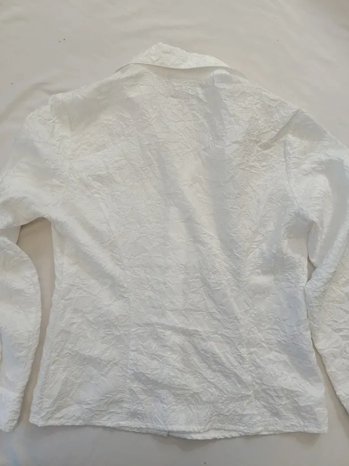 Chemise blanche effet froissé vintage Infinitif taille 3 - photo numéro 8