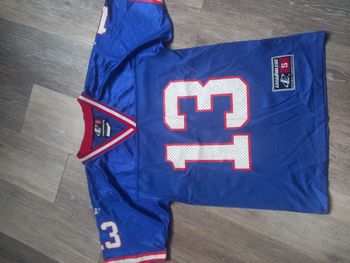 Maillot de football americain bleu vintage années 90 starter New York Giants Danny Kanell