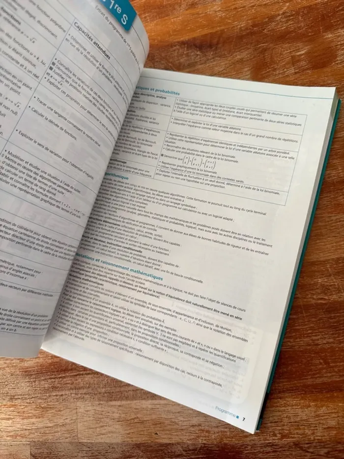 Livre, symbole, maths première - photo numéro 6