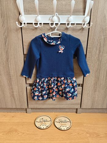 Vêtement Bébé Fille - Robe bleu - Sergent Major - 18 mois 80 cm