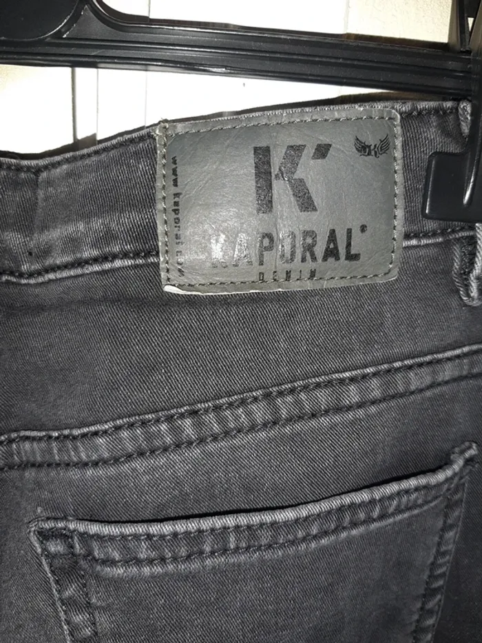Jean's slim noir Kaporal 12 ans - photo numéro 8