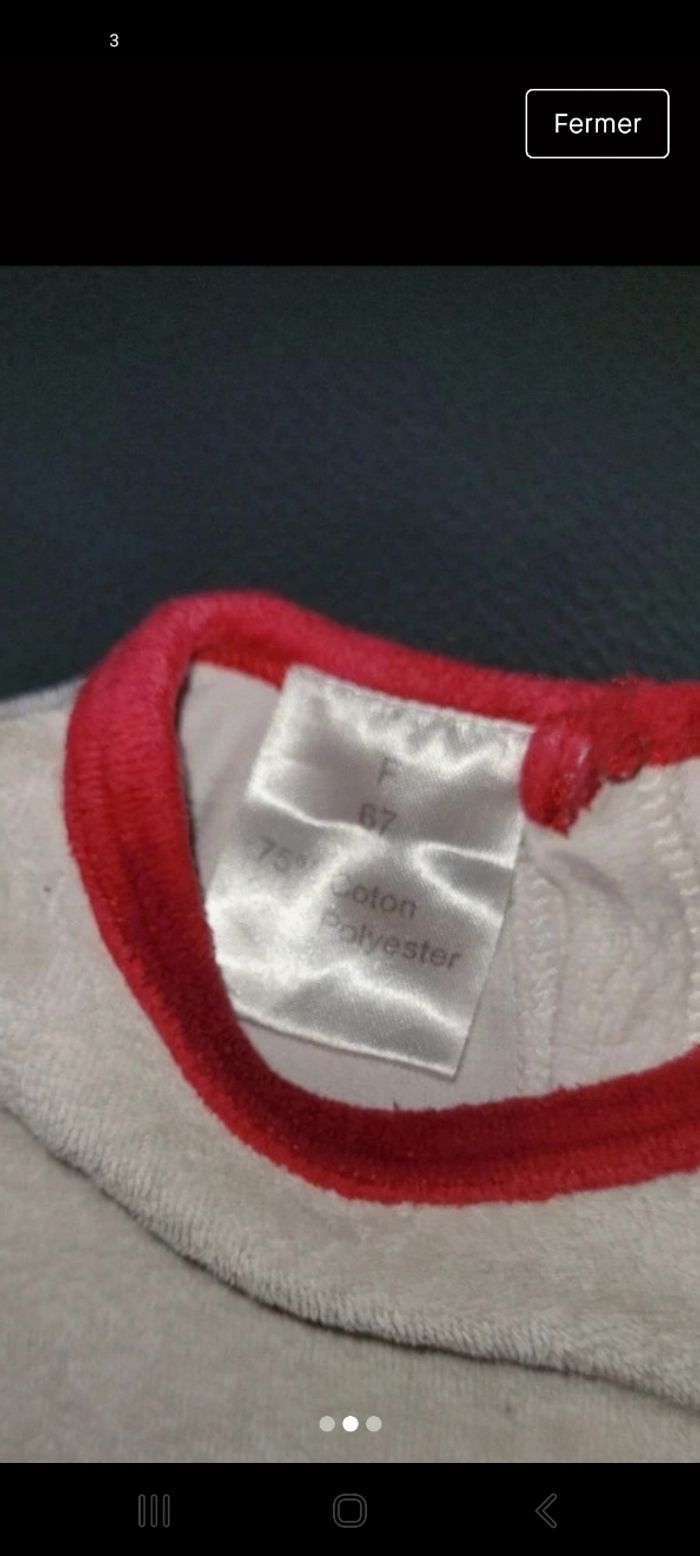 Grenouillère mixte 6 mois - photo numéro 2