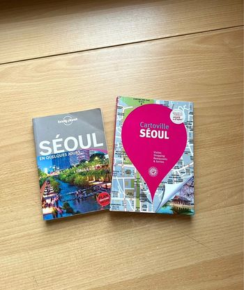 Livres de voyages Corée du Sud Séoul Lonely Planet + Cartoville