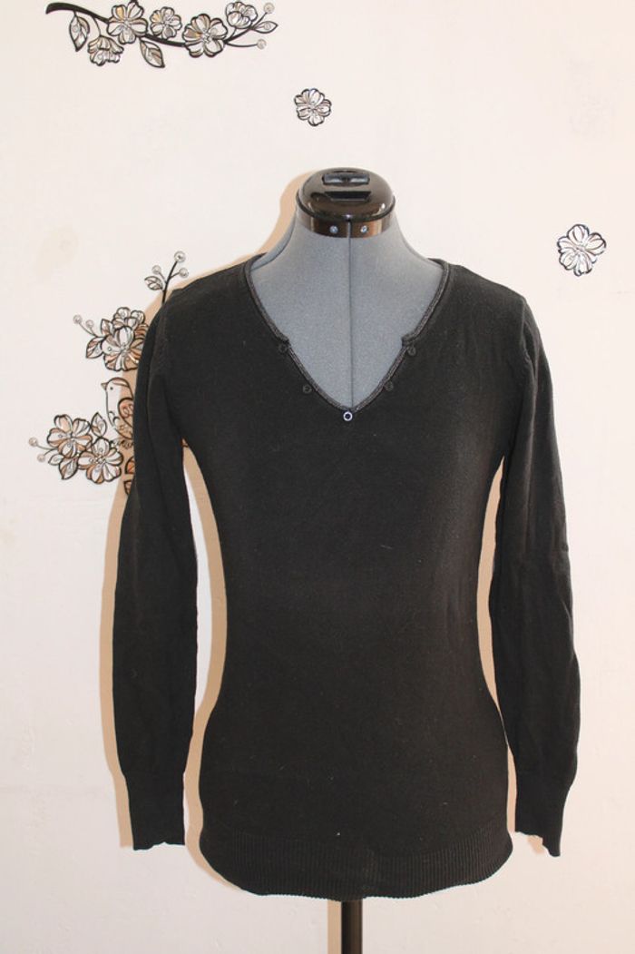 jolie pull noir marie sixtine taille S