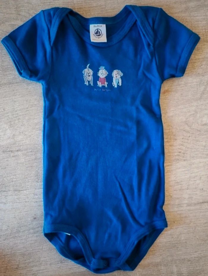 Bodies manches courtes "Petit bateau " 18mois - photo numéro 2