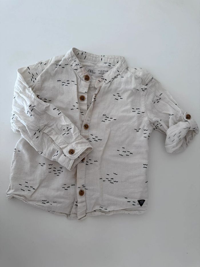 Chemise zara oiseaux