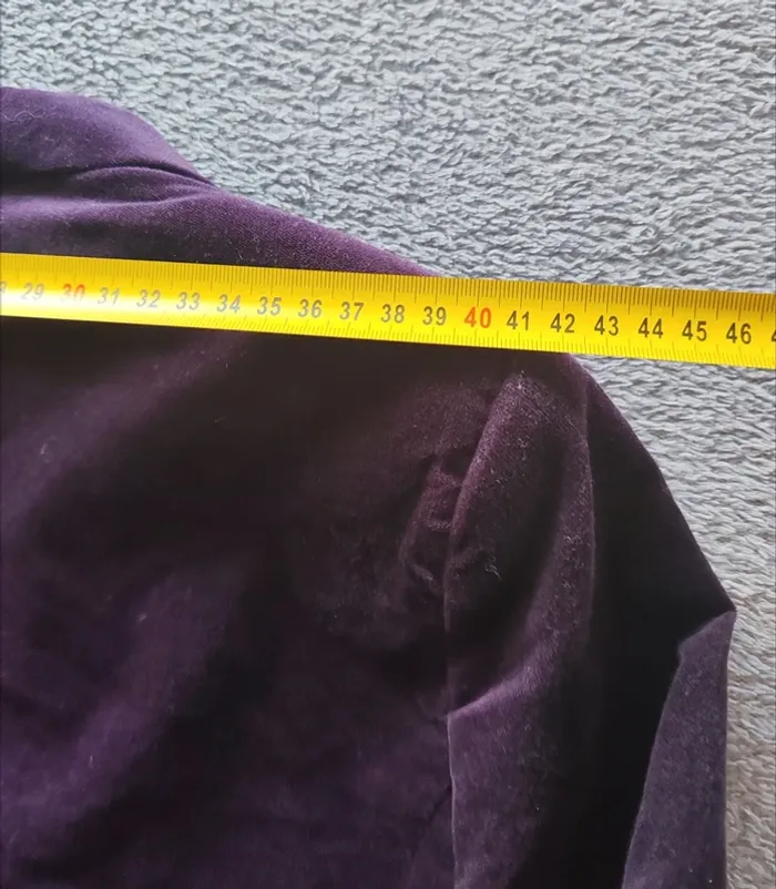 Blazer velours violet Zara Basic L – très bon état - photo numéro 7