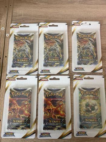 lot de 6 booster star étincelante (eb09)