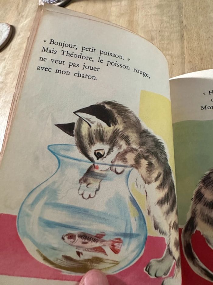 Livre ancien les albums roses cartonné Mon chaton petit chat R. Simon - photo numéro 10