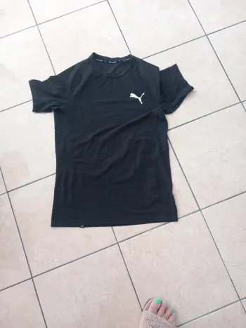Tee-shirt shirt noir Puma taille S