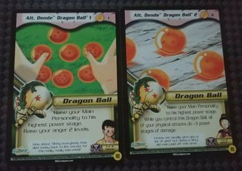 Lot 2 cartes Dragon Ball Z CCG Alt Dende set Saga Buu Collectible Card game DBZ
