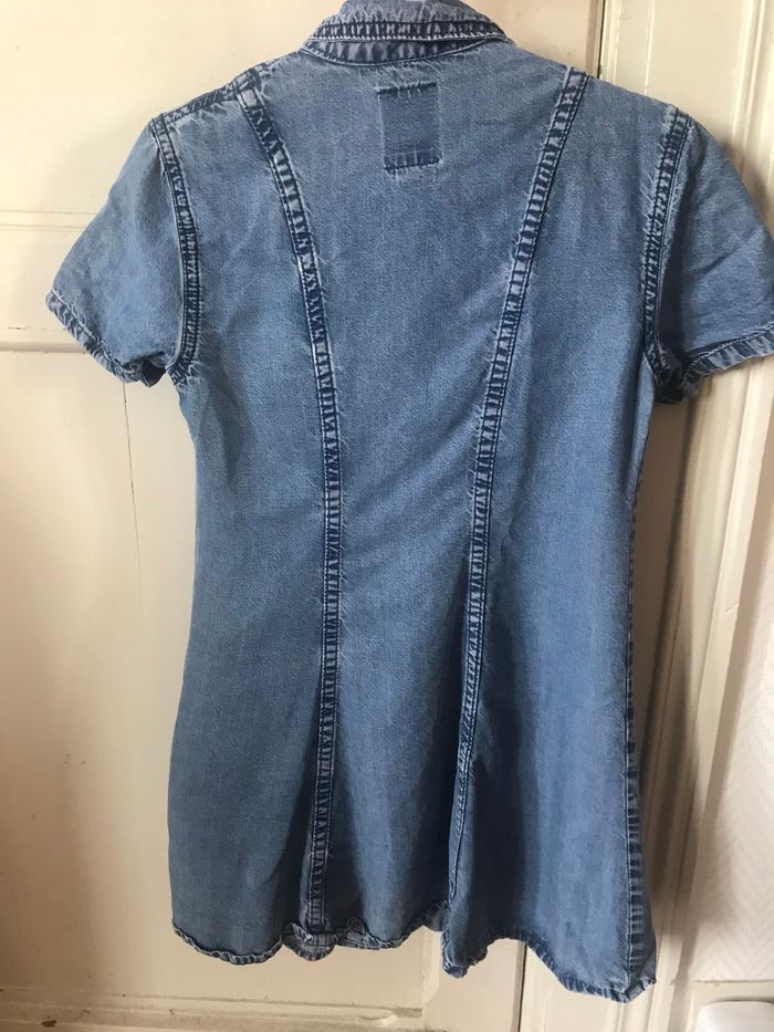 Robe en coton effet jean - photo numéro 2