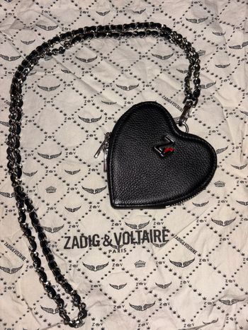 Mini pochette cœur Zadig et Voltaire