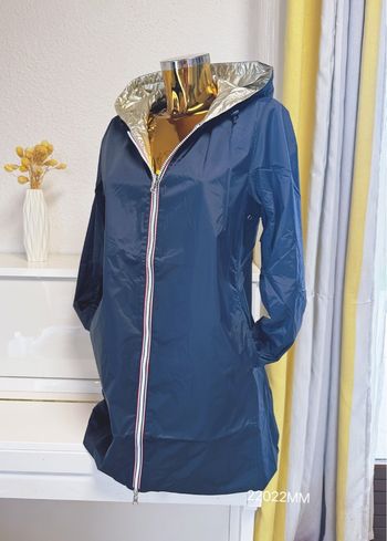Veste longue mi saison marine doré taille M🌸