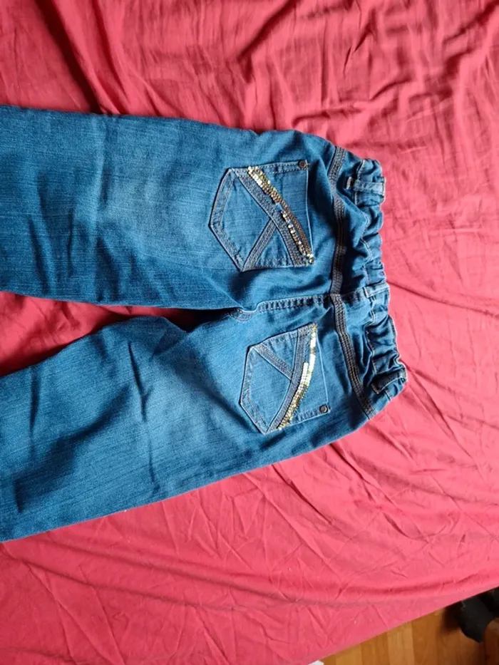 Lot 2 jeans slims 10 ans - photo numéro 6