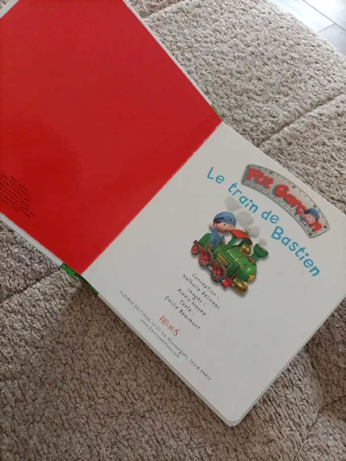 Livre P'tit garçon : Le train de Bastien - photo numéro 10