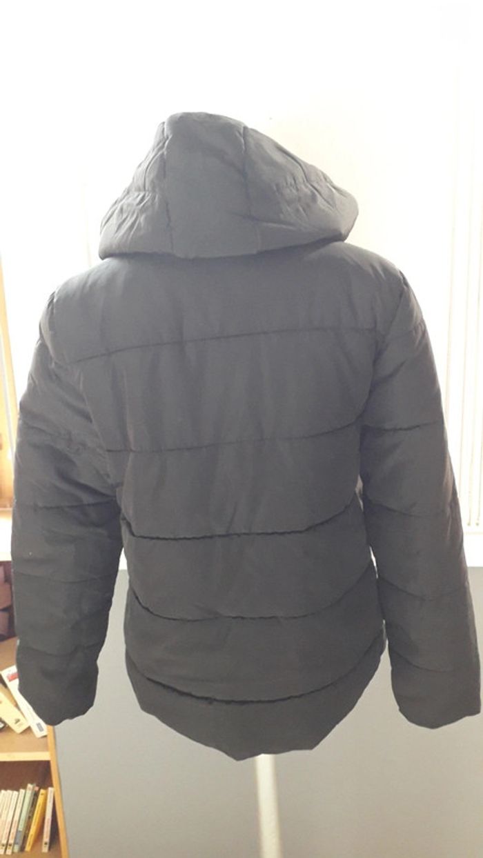 Veste matelassée noire à capuche - photo numéro 5