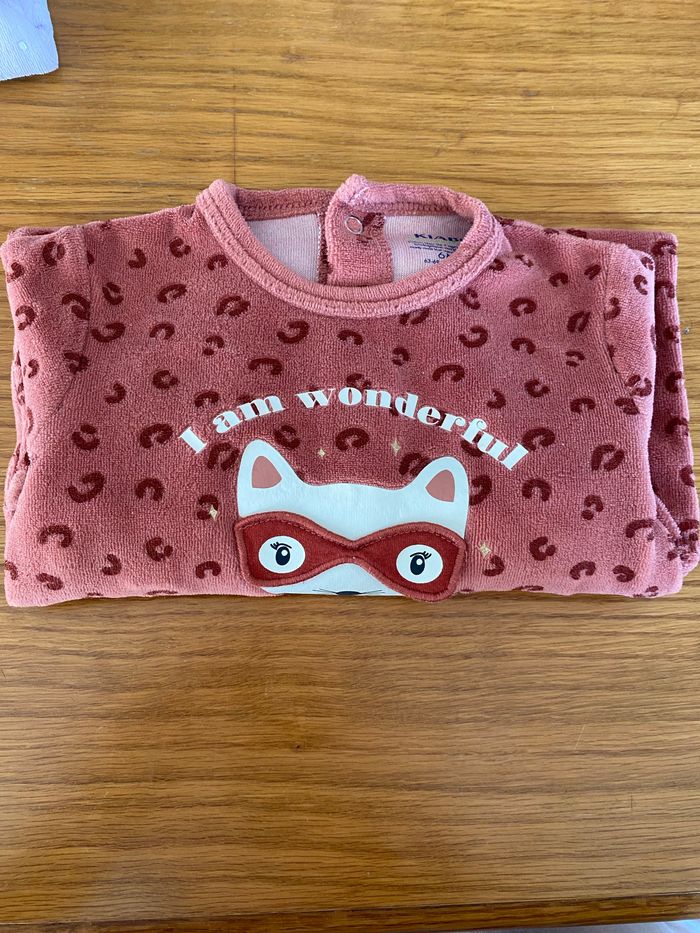 Pyjama fille 6 mois - photo numéro 2