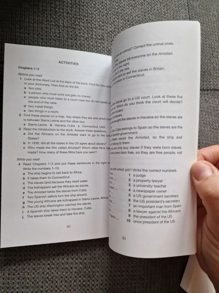 Livre en anglais "Amistad" - photo numéro 6