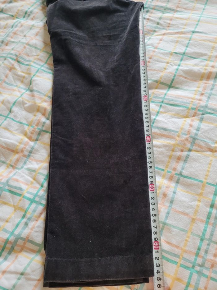 Pantalon en velours gris foncé, Dismero, US28 - photo numéro 13