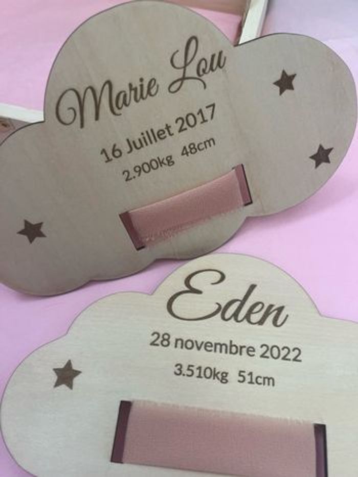 Support pour bracelet de naissance