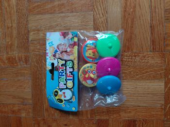 lot de 5 petites toupies pour anniversaire