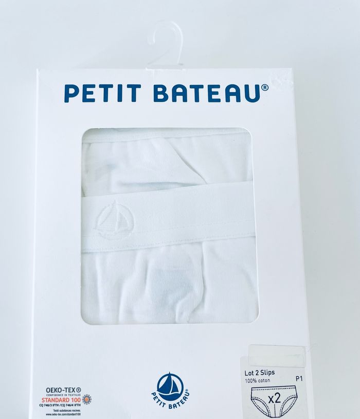Lot de 2 slips Petit Bateau