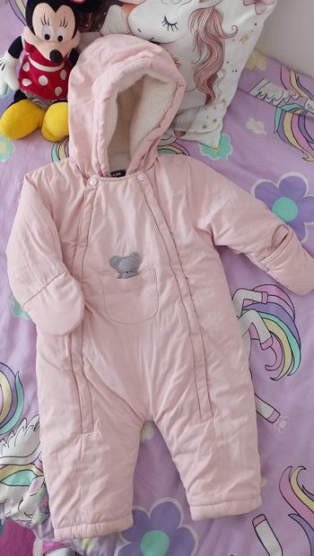 Combi pilote fille taille 12 mois 