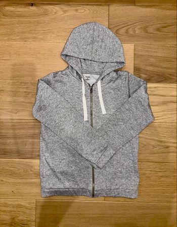 Gilet à capuche gris Kiabi - basique confort - taille S
