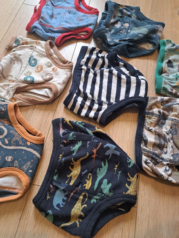 Lot  8 slips apprentissage garçon 2/3 ans lavable - photo numéro 3