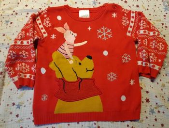 Pull Noël Winnie Porcinet Disney 18-24 mois 92cm