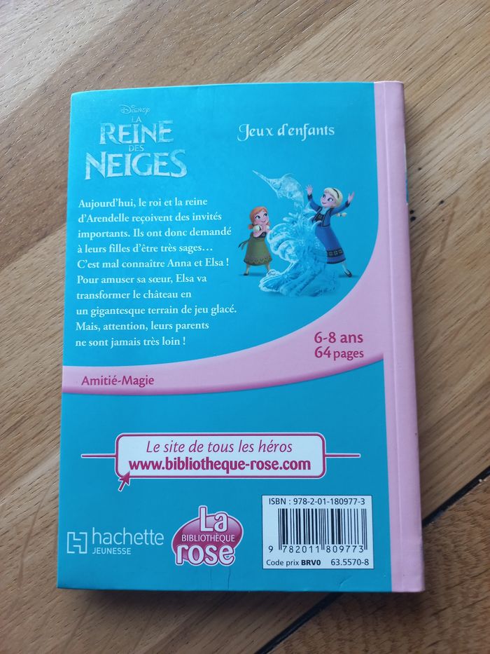 Livre bibliotheque rose 6/8 ans reine des neiges tome 7 - photo numéro 2