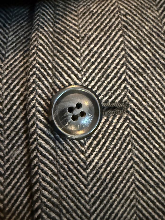 Long manteau en laine et cachemire Tommy Hilfiger gris Taille L - photo numéro 6