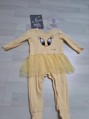 Pyjama looney tunes 6-9 mois / 74 cm